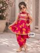 Girls Bandhani peplum Dhoti set 