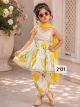 Girls Bandhani peplum Dhoti set 
