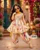Girls Ethnic Floral Peplum Dhoti set