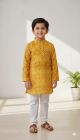 Boys muslin printed kurta with pajama set