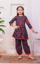 Girls Floral Printed Kurta with pant set