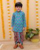 Boys Printed Kurta with Dhoti Set