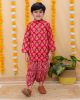 Boys Printed Kurta with Dhoti Set