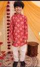 Boy Printed kurta With pajama set
