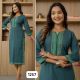 Women Cotton Classic Straight Kurti