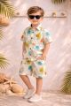 Pure cotton Cord sets for boys in Summery prints