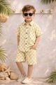 Pure cotton Cord sets for boys in Summery prints