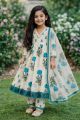 Royal & Premium Quality Floral Printed Anarkali Suit with mul duppata set