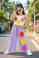 Pretty Floral Sleevless Cord sets