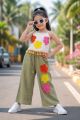 Pretty Floral Sleevless Cord sets