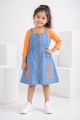 Denim Pinafore Dress for Girls
