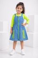 Denim Pinafore Dress for Girls