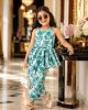 Floral Printed Sleevless summer cord sets