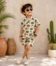 Boys Pure cotton Printed Shorts set