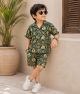 Boys Pure cotton Printed Shorts set