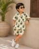 Boys Pure cotton Printed Shorts set