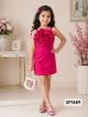 One piece dress With organza flower