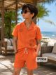 Boys Summery Cool Fabric Embroidered sets