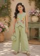 Stunning Floral Pastel Sleevless Cord sets