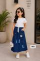 PREMIUM DENIM CARGO SKIRT SET
