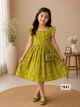 Pretty Girls Jaipuri Printed Cotton Frocks