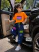 Stylish T-Shirt with Denim jogger