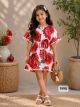 Floral Printed Kaftan for Girls