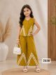 Trendy and stylish sleevless cord set