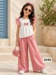 Pretty and cute Bow plazo set