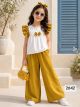 Pretty and cute Bow plazo set