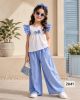 Pretty and cute Bow plazo set