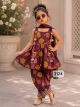 Girls Bandhani peplum Dhoti sets
