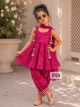 Girls Bandhani peplum Dhoti sets