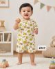 Kids Pure cotton printed round neck style cord set 