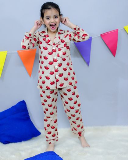 Premium Quality Cotton Printed Night suits(5-6 days for dispatch)