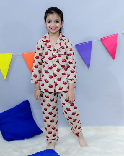 Premium Quality Cotton Printed Night suits(5-6 days for dispatch)