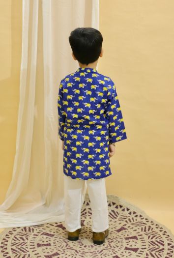 Boys Festive wear kurta pajama-blue