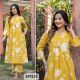 Pure Cotton Women A-Line kurta with bottom set