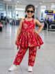 Floral Printed Sleevless summer cord sets