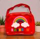 Neon Silicon Rainbow Mini Bag-Red